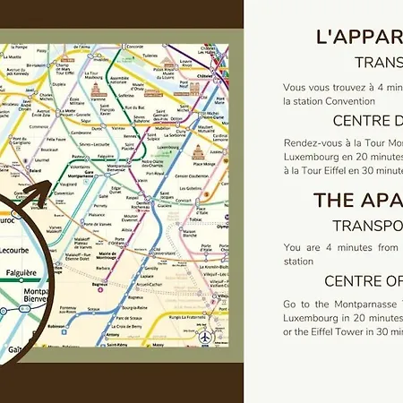Cosy And Charming Flat - 15eme - Convention Апартаменты Париж
